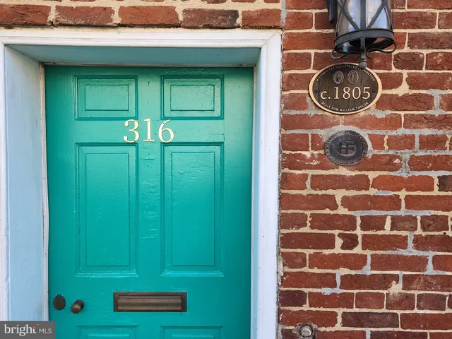 a view of a door with a door