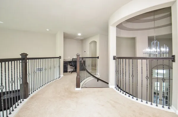 a view of a balcony