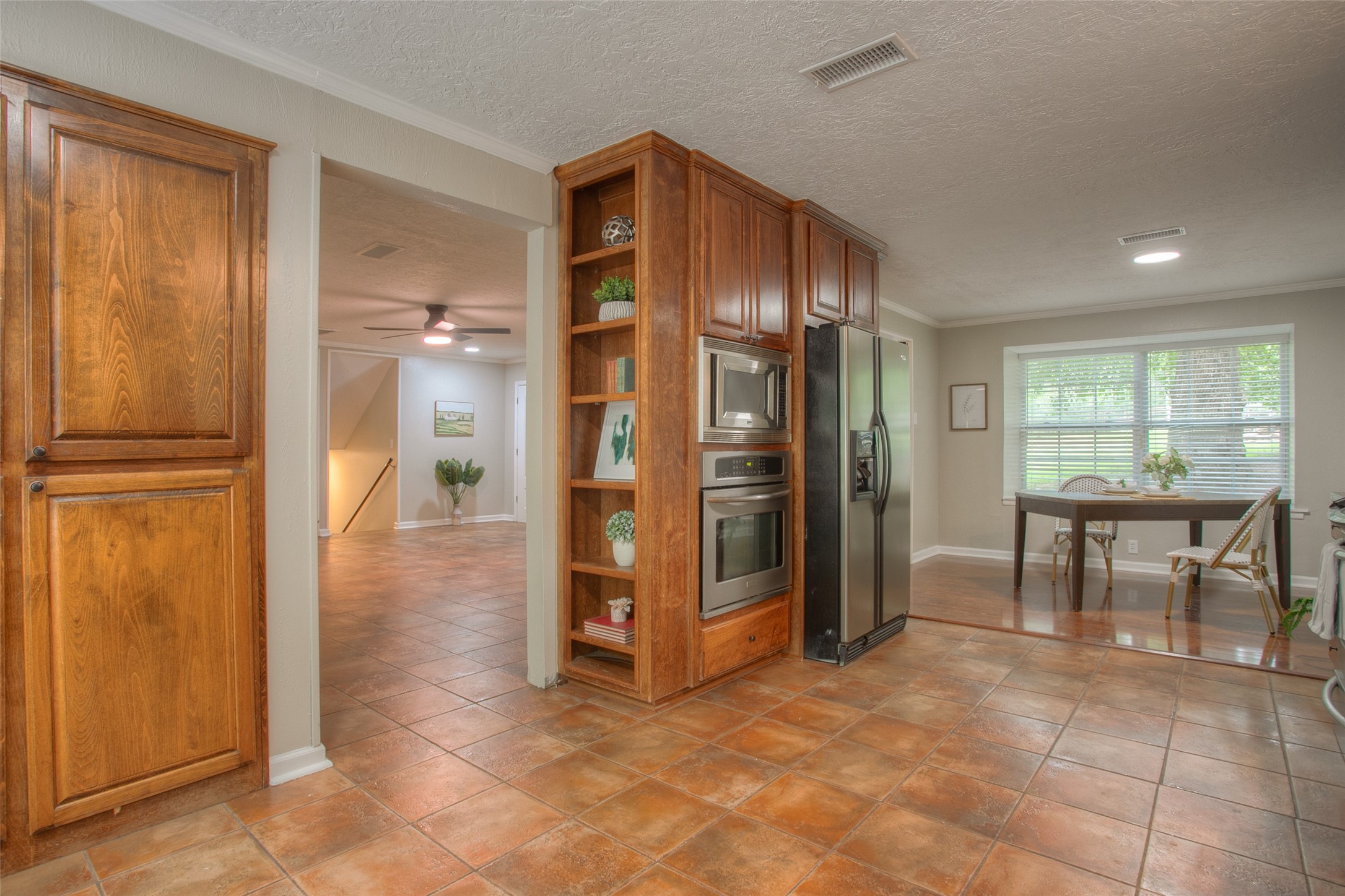 6016 Teas Nursery Road Conroe, TX 77304 - Photo 17 of 50 Another view of kitchen looking towards the dining and living area.
