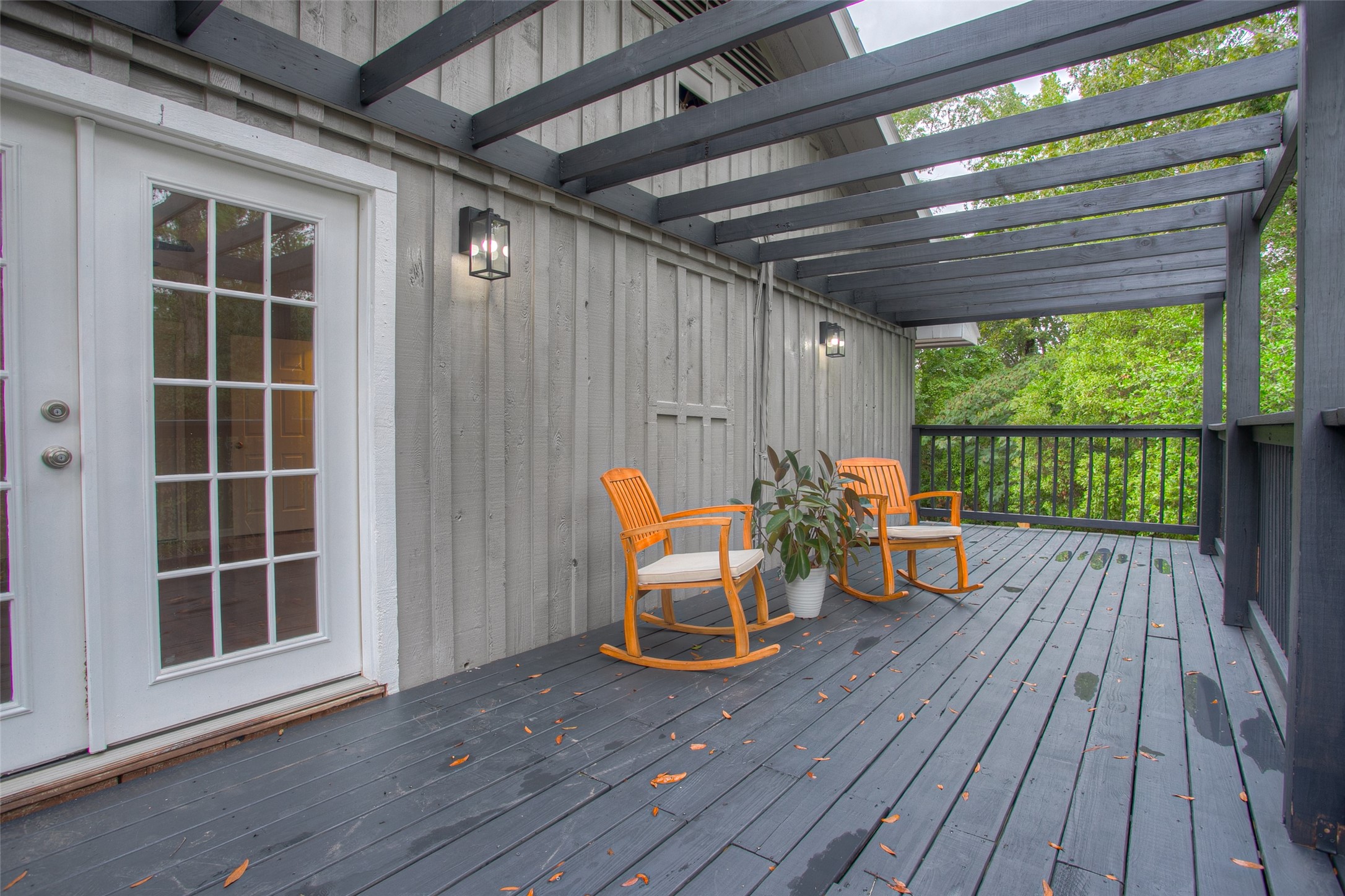 6016 Teas Nursery Road Conroe, TX 77304 - Photo 31 of 50 The deck overlooks the serene creek and wooded area.