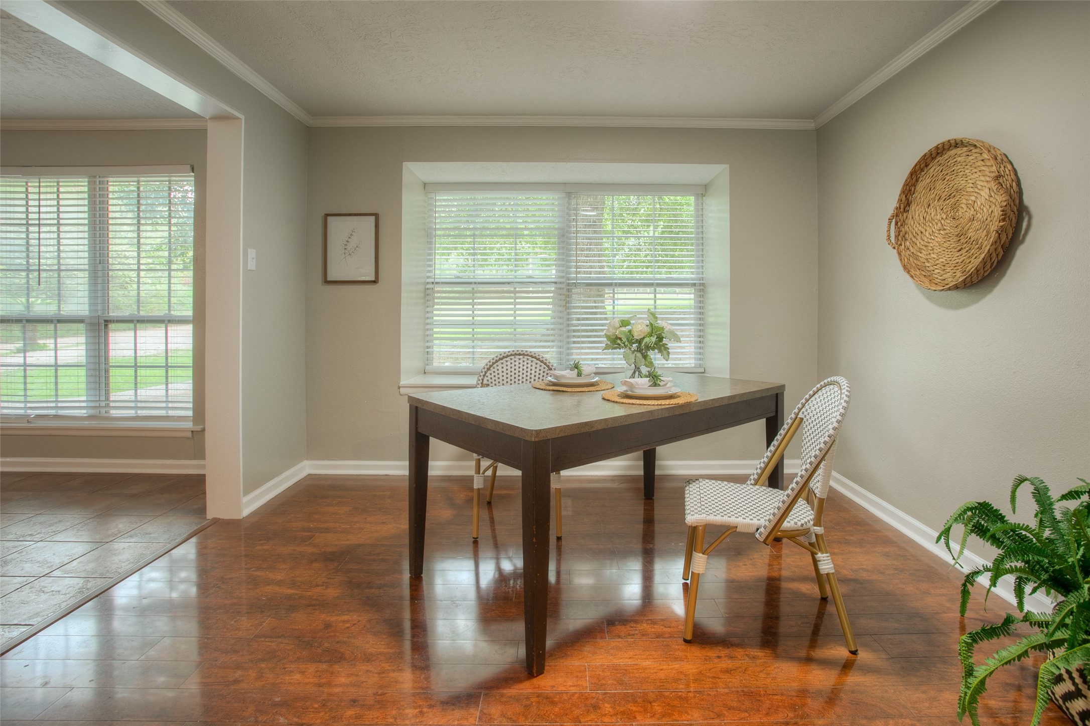 6016 Teas Nursery Road Conroe, TX 77304 - Photo 9 of 50 Lovely dining room located just off the living room and kitchen.