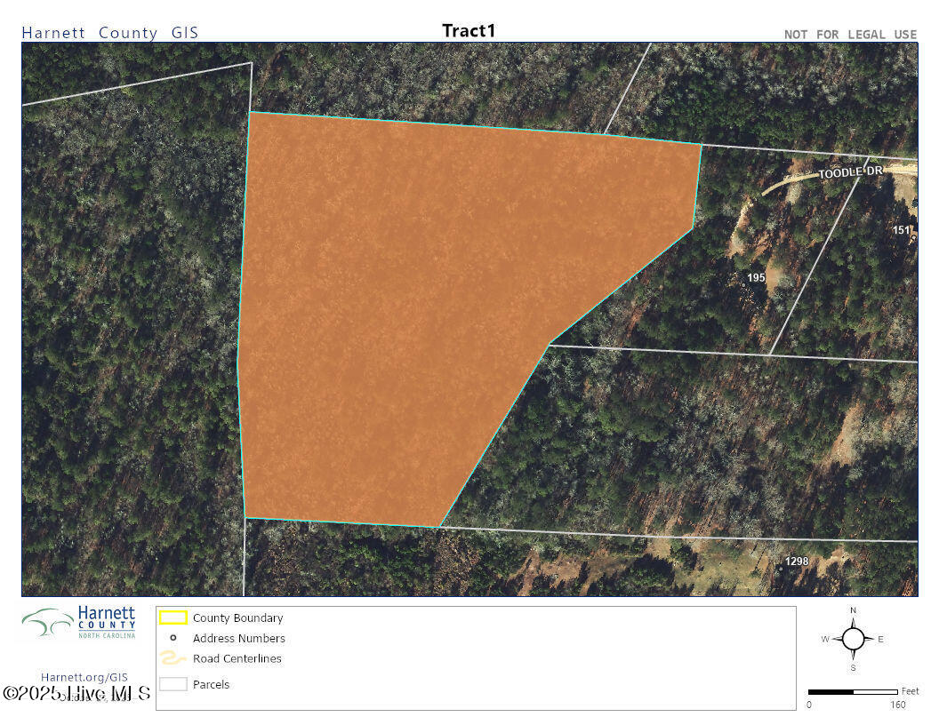 1 Cameron Hill Road Cameron, NC 28326 - Photo 13 of 14 tract1highlightedgis
