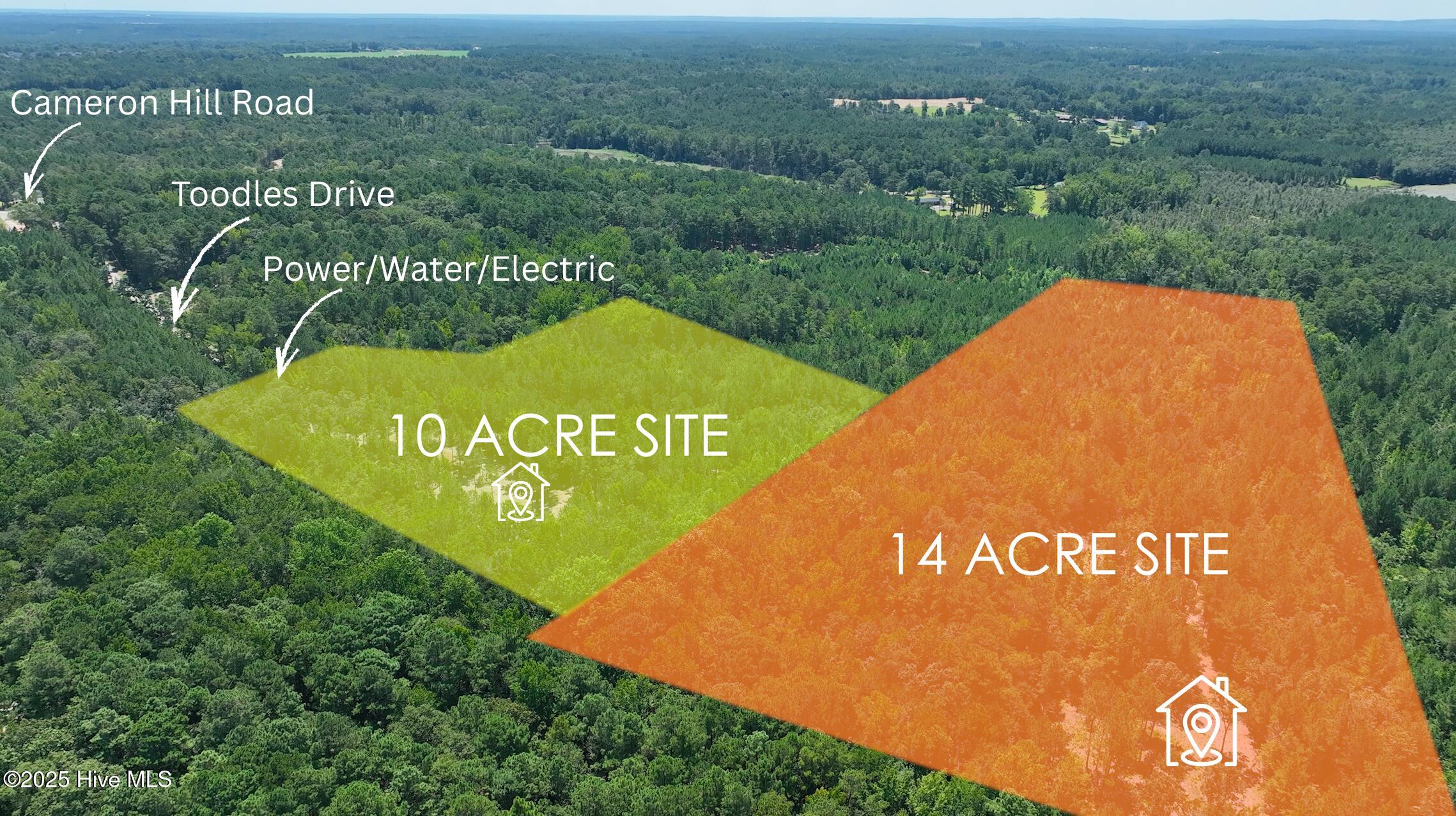 1 Cameron Hill Road Cameron, NC 28326 - Photo 2 of 14 Overview both tracts