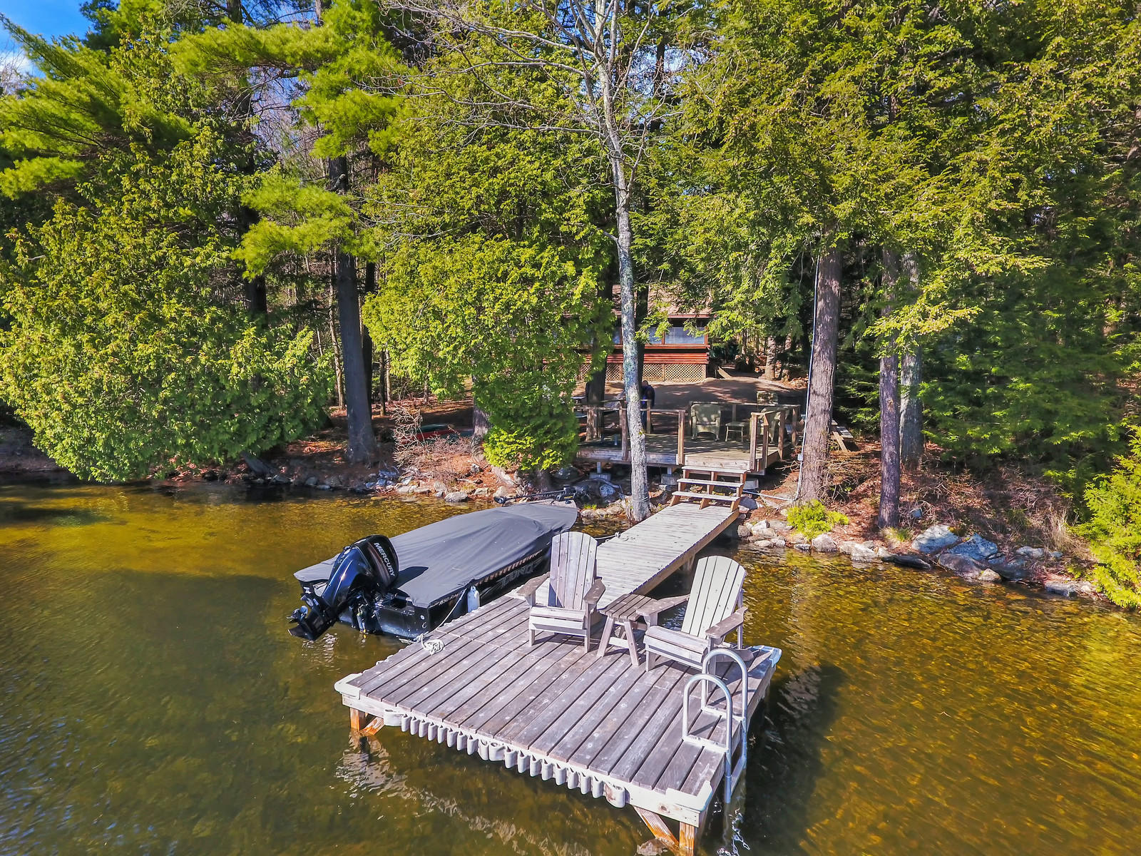 304 Timber Point Road Belgrade, ME 04917 - Photo 12 of 58 Cedar Planked Dock