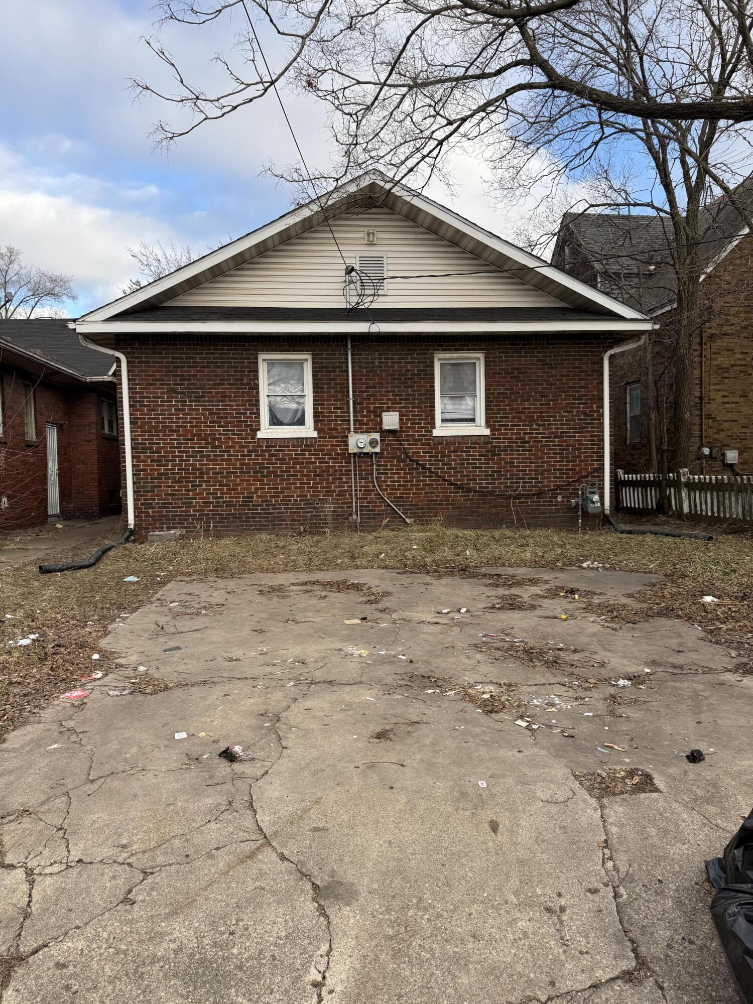 346 Richard Gordon Hatcher Boulevard Gary, IN 46404 - Photo 14 of 14 a front view of a house with a yard