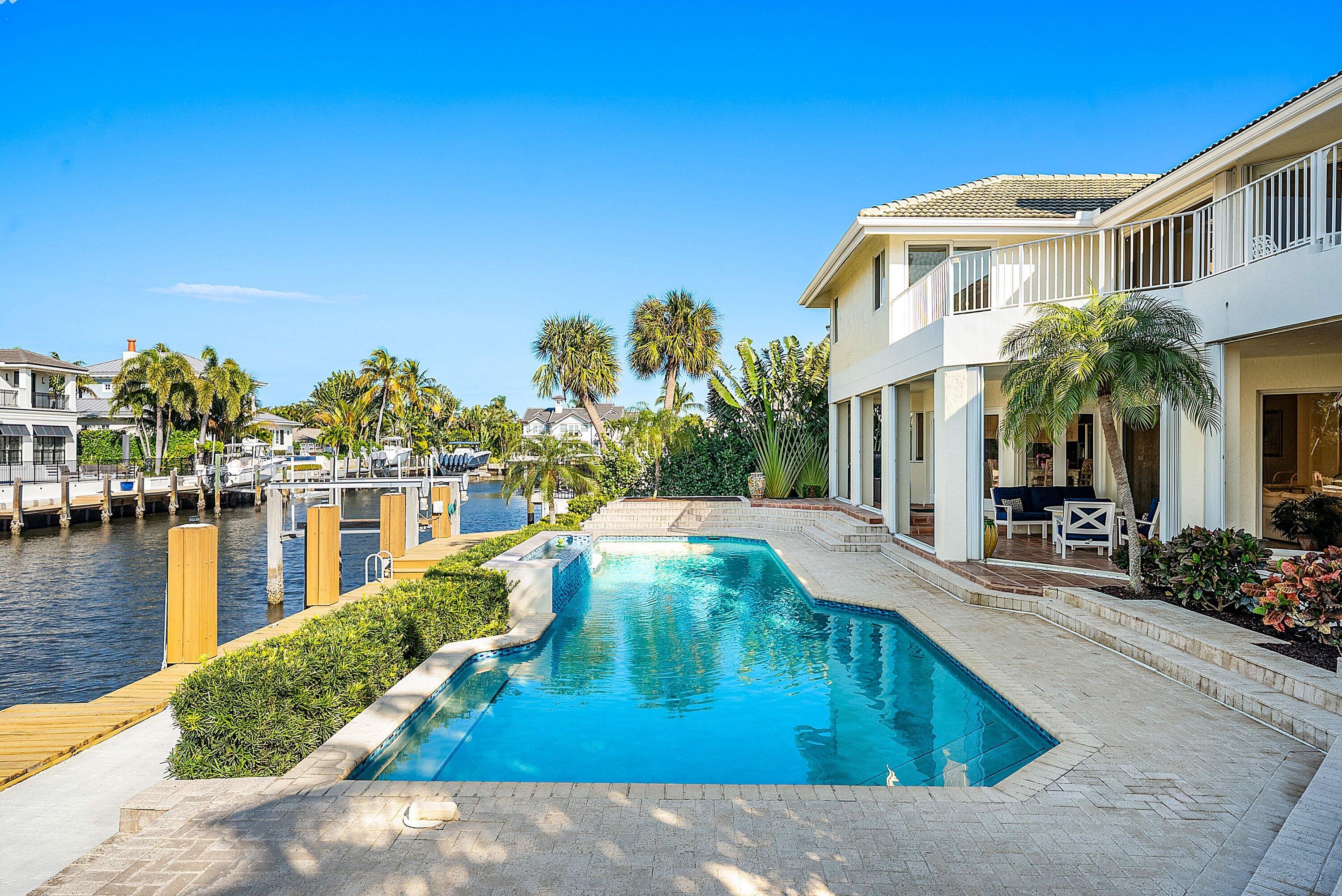 11 Inlet Cay Drive Ocean Ridge, FL 33435 - Photo 41 of 47 a view of a house with outdoor space