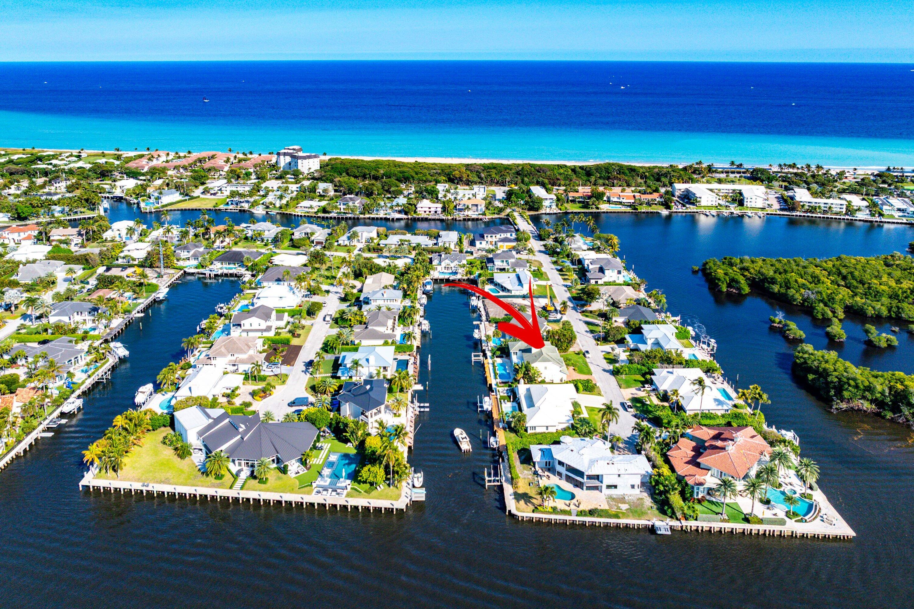 11 Inlet Cay Drive Ocean Ridge, FL 33435 - Photo 47 of 47 view of city and an ocean