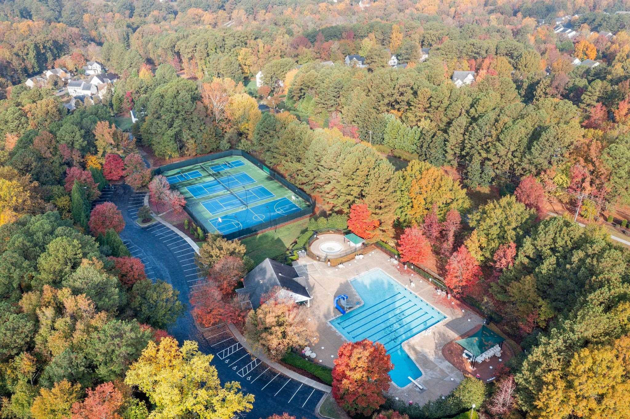 1319 Red Twig Road Apex, NC 27502 - Photo 32 of 35 Community pool and tennis courts.