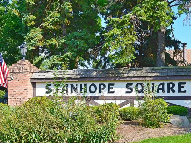 a view of a house with garden