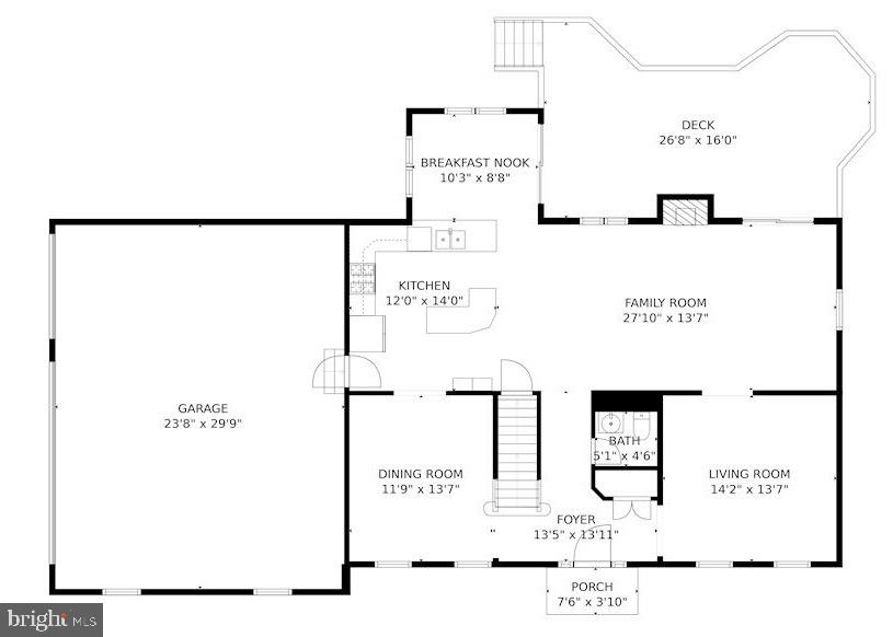 12121 Coloriver Road Manassas, VA 20112 - Photo 40 of 42 Main level floorplan