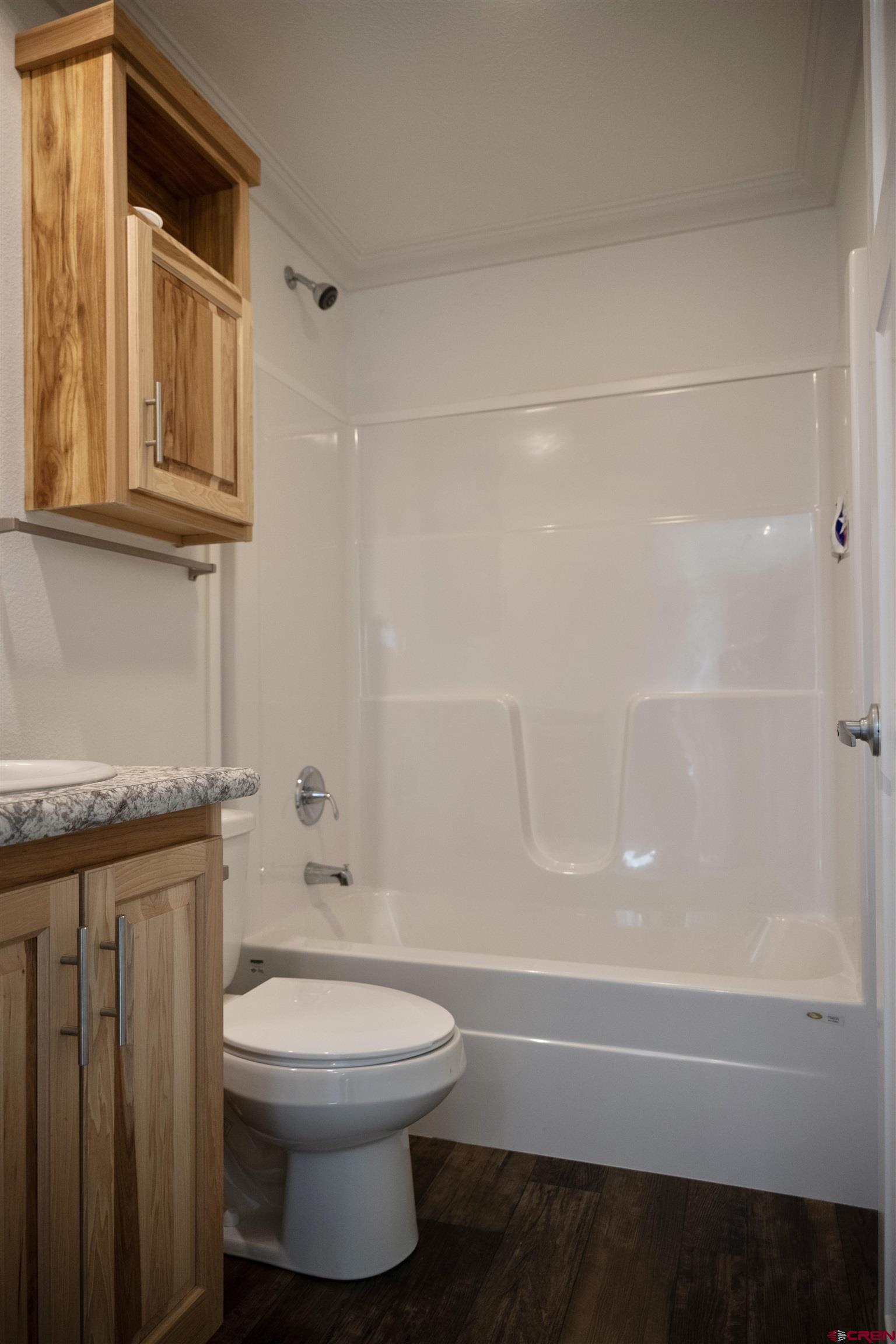6000 County Road 203, Unit 44 Durango, CO 81301 - Photo 17 of 21 a bathroom with a toilet and a bathtub
