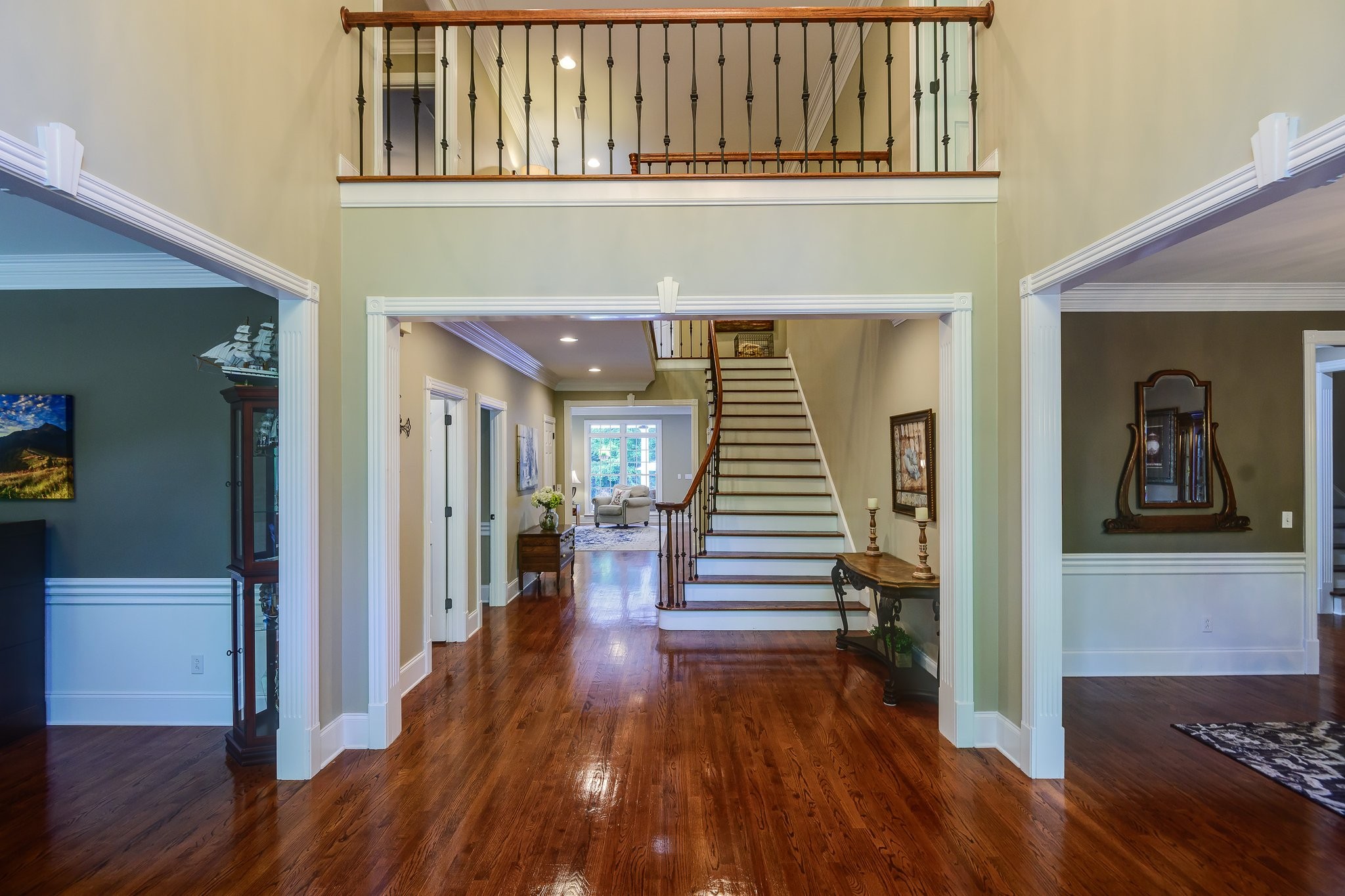 3079 Riley Creek Road Normandy, TN 37360 - Photo 25 of 59 a view of a hallway with wooden floor and staircase