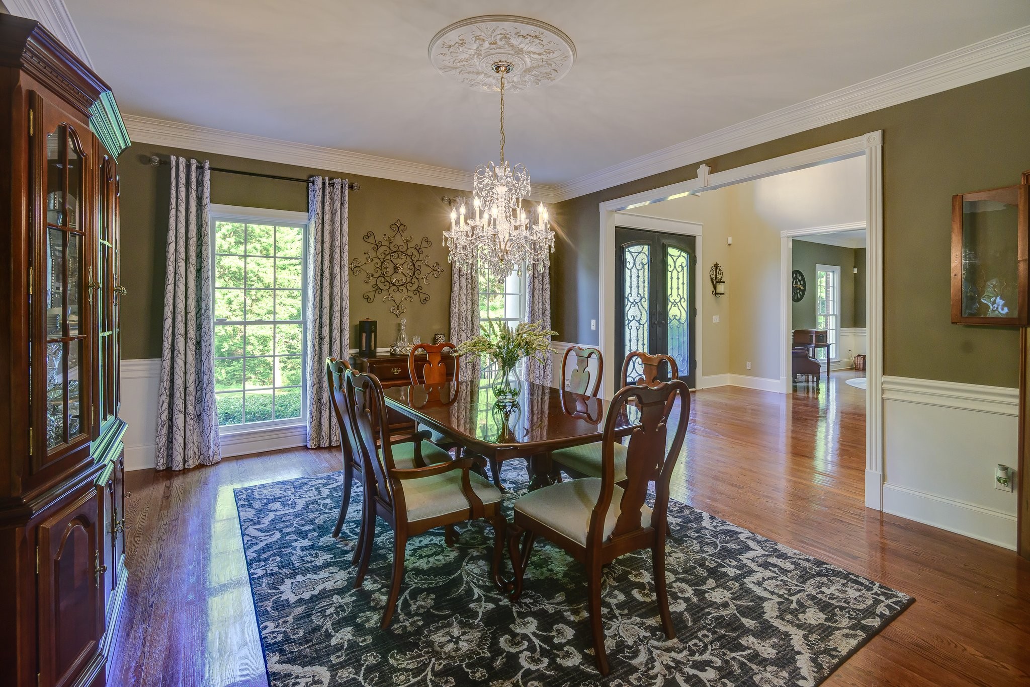 3079 Riley Creek Road Normandy, TN 37360 - Photo 34 of 59 a view of a dining room with furniture window and wooden floor