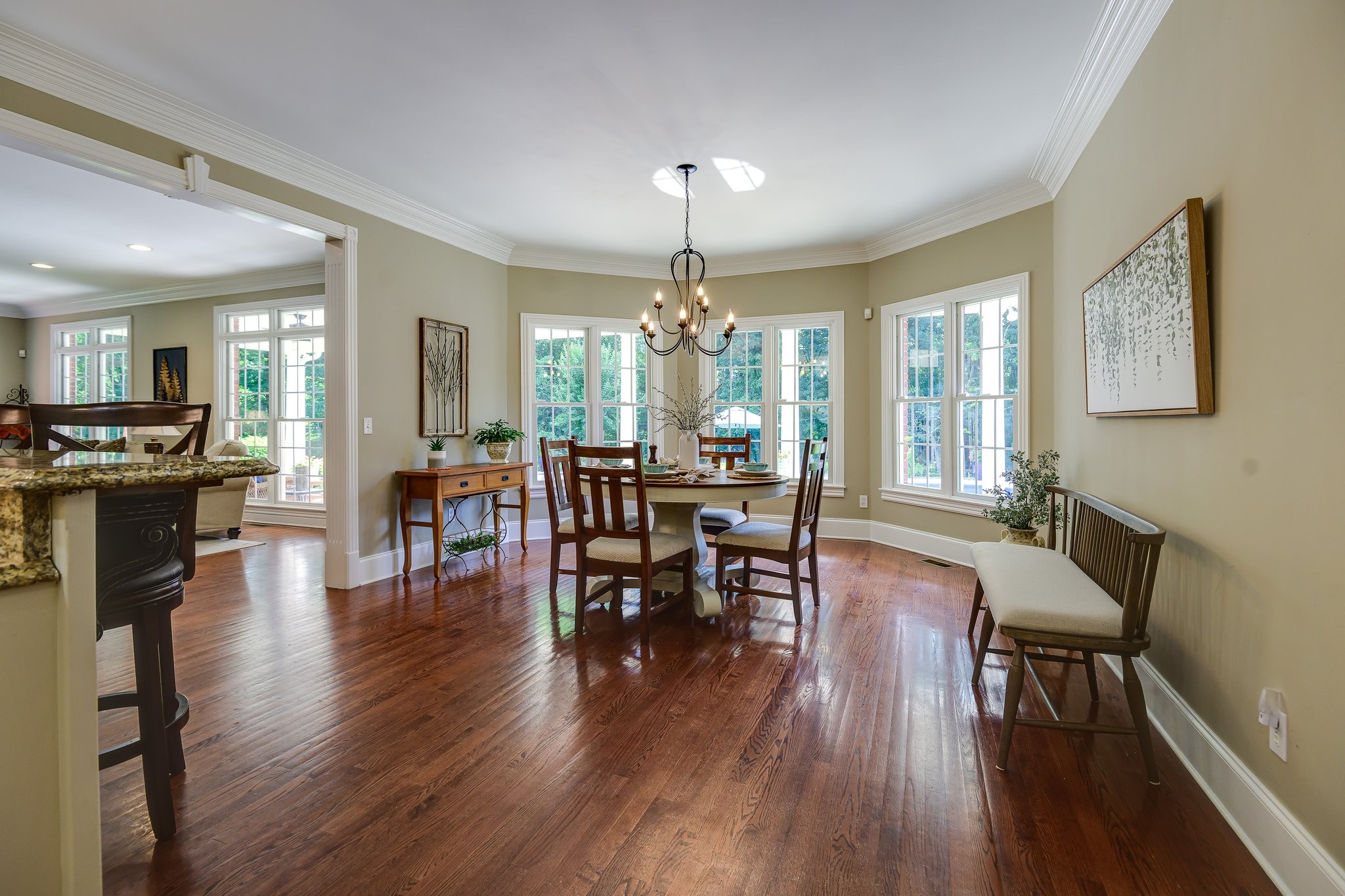 3079 Riley Creek Road Normandy, TN 37360 - Photo 37 of 59 a view of a a dining room with furniture window and wooden floor