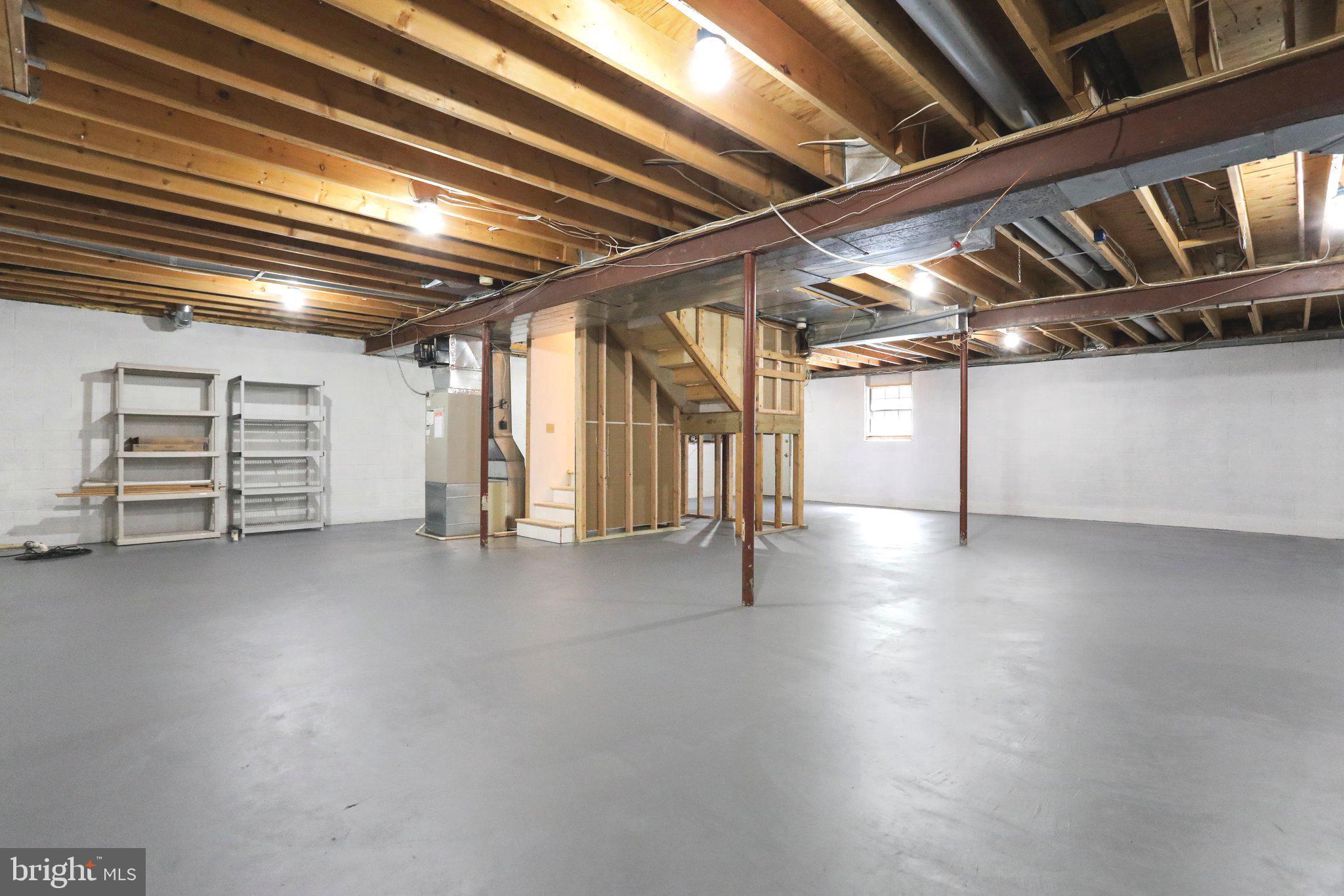 15120 Peach Orchard Road Silver Spring, MD 20905 - Photo 50 of 76 HUGE UNFINISHED BASEMENT!!