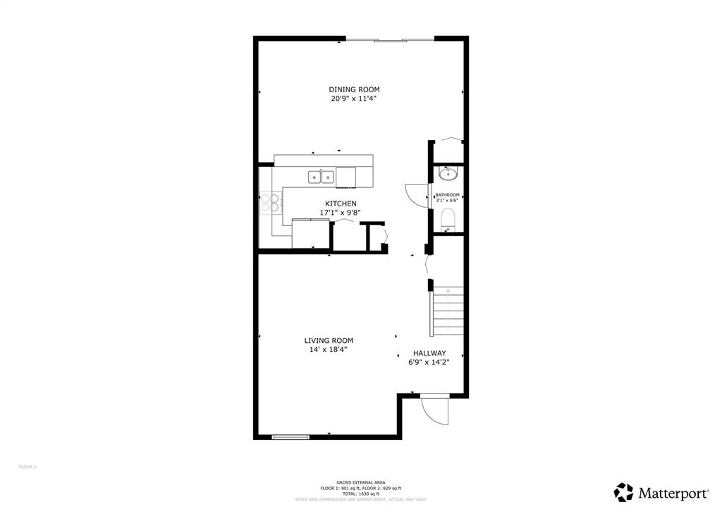 8915 Southwest 19th Street, Unit 8915 Miramar, FL 33025 - Photo 26 of 27 a picture of a floor plan