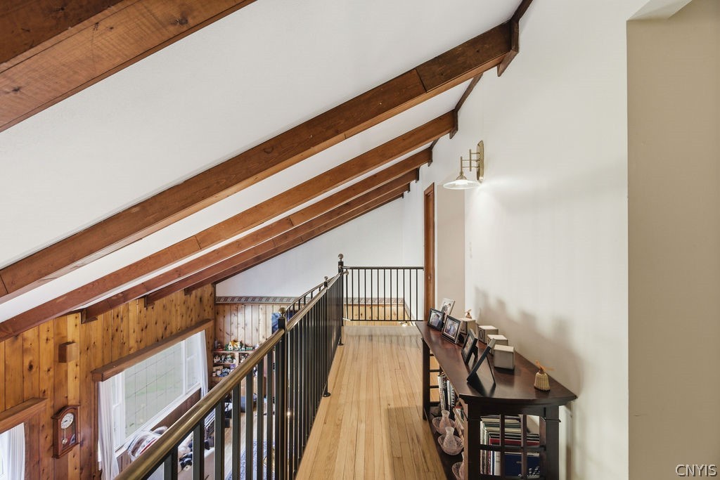 58 Madison Street Hamilton, NY 13346 - Photo 26 of 37 2nd Floor landing view over the living room.