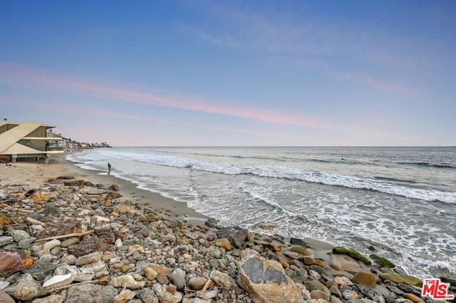 a view of ocean view with beach