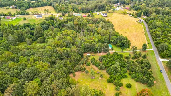 a view of a lake with a mountain
