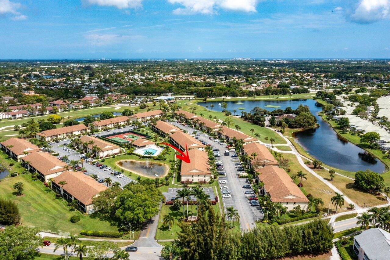 1402 Pinecrest Circle, Unit C Jupiter, FL 33458 - Photo 18 of 27 Aerial Photo of Pinecrest Community
