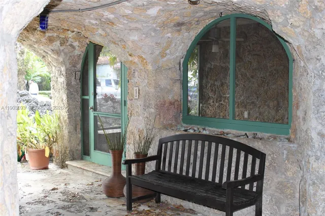 a view of a chairs in a balcony