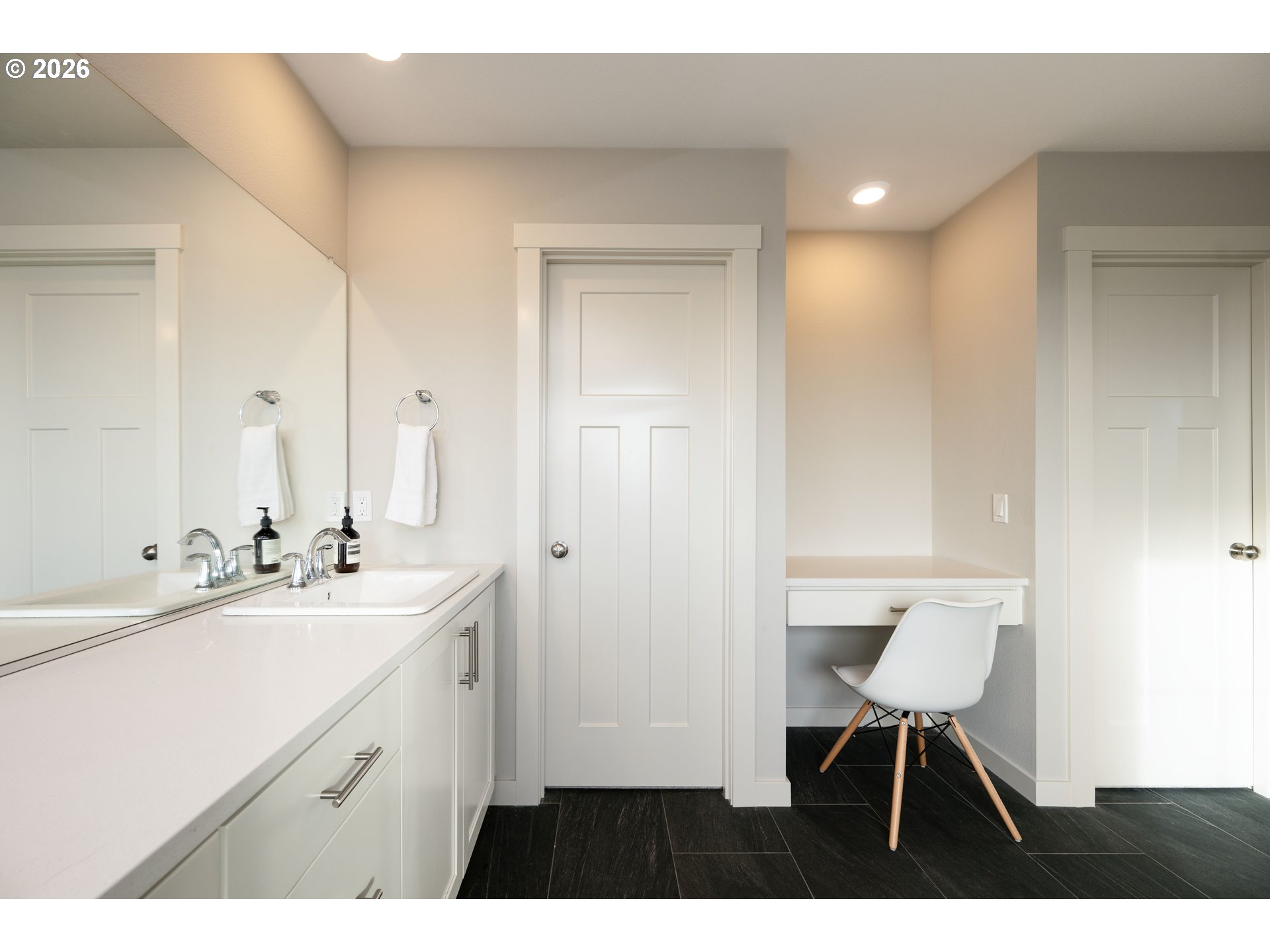 16800 Southwest Dowitcher Lane Beaverton, OR 97007 - Photo 27 of 48 a bathroom with a sink and a chair