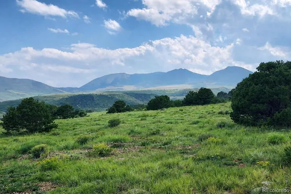 a view of a lush green mountain