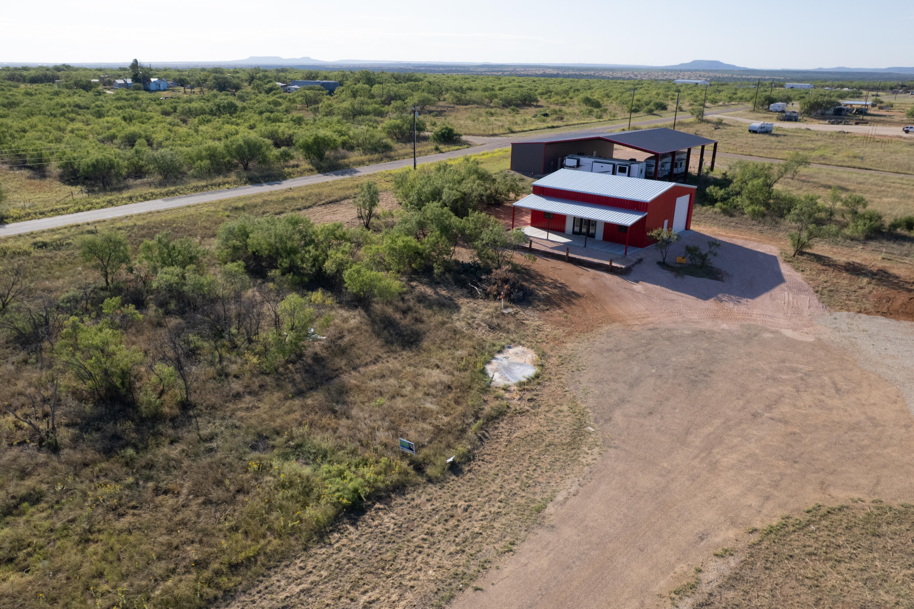 44 Fm, Unit 3519 Justiceburg, TX 79330 - Photo 18 of 21 a view of a terrace with a forest