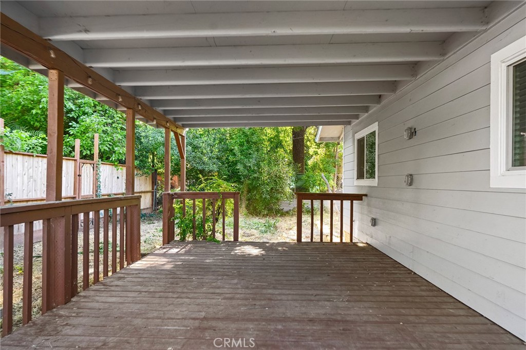 1131 Stewart Avenue Chico, CA 95926 - Photo 35 of 51 a view of a porch with wooden floor and outdoor space