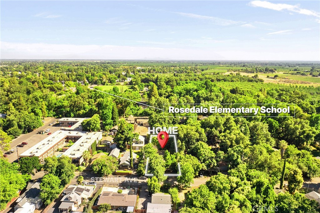 1131 Stewart Avenue Chico, CA 95926 - Photo 45 of 51 an aerial view of residential houses with outdoor space