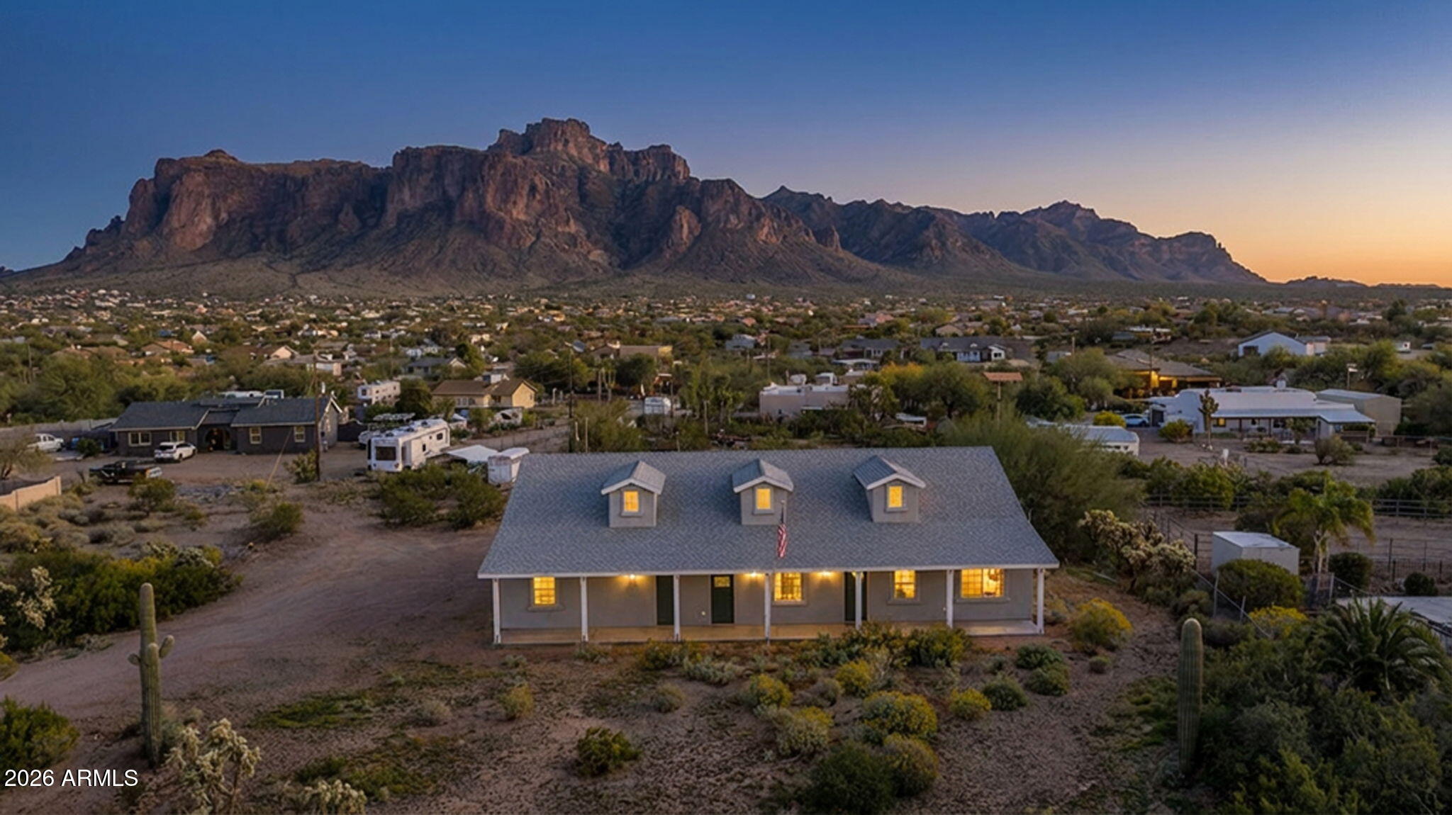 973 North Boyd Road Apache Junction, AZ 85119 - Photo 54 of 62 Twilight