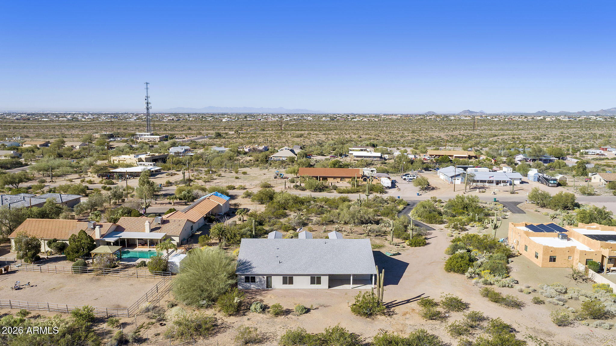 973 North Boyd Road Apache Junction, AZ 85119 - Photo 54 of 60 Aerial Drone shot to the west