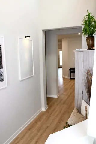 wooden floor in an empty room