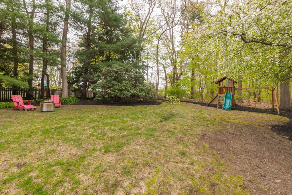88 Lindbergh Avenue Needham, MA 02494 - Photo 24 of 26 a view of the garden with trees
