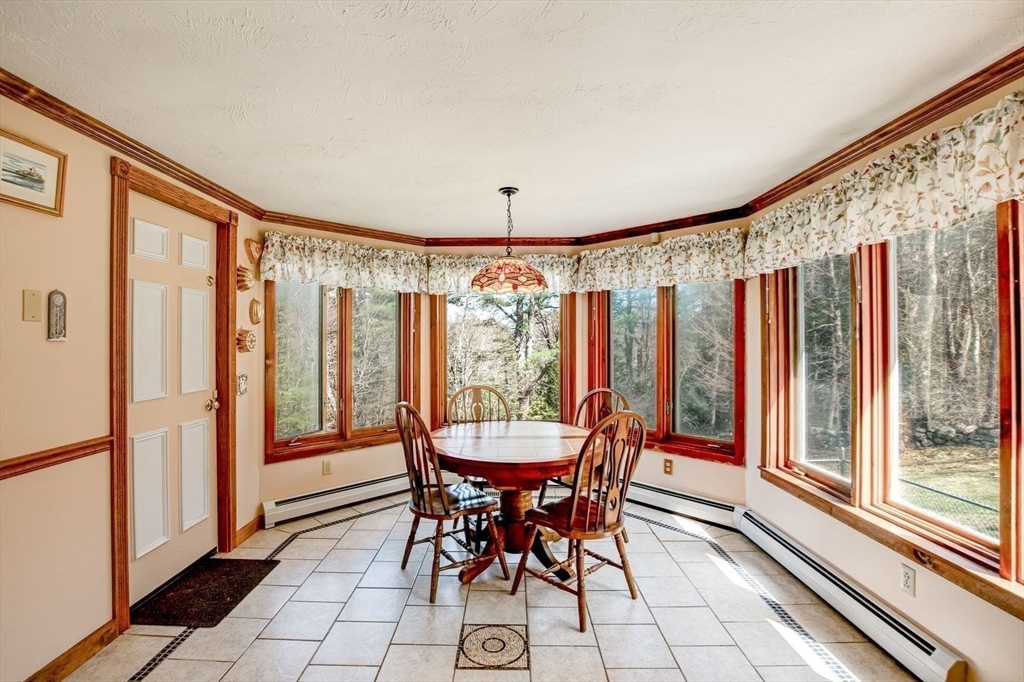 205 East Rindge Road Ashburnham, MA 01430 - Photo 20 of 40 a view of a dining room with furniture window and outside view