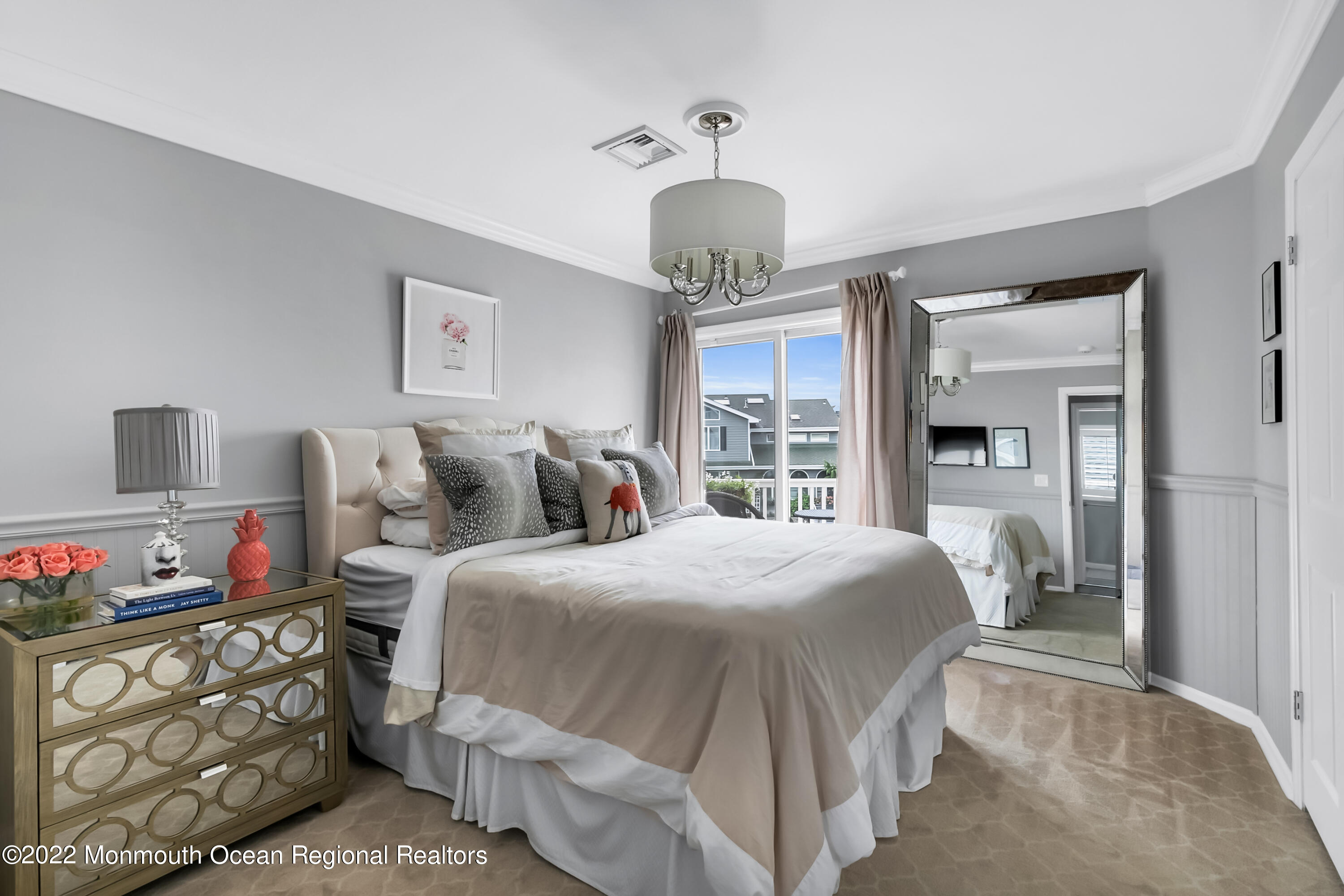 12 Captains Court Manasquan, NJ 08736 - Photo 14 of 30 a bedroom with a bed and wooden floor