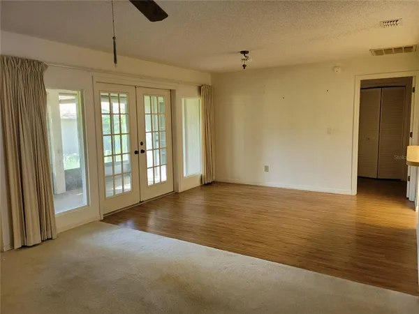 a view of an empty room with window