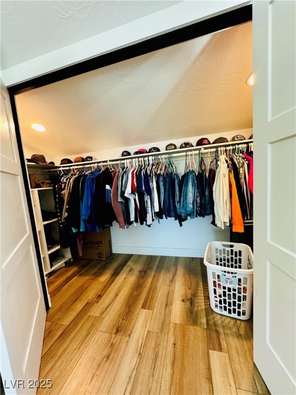 8946 Highway 93 Caliente, NV 89008 - Photo 38 of 40 Walk in closet featuring light wood-style floors