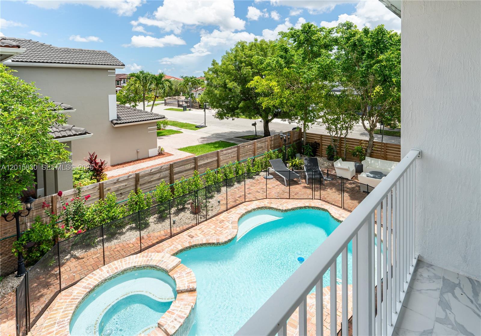 1733 Southwest 151 Place Miami, FL 33185 - Photo 30 of 44 Privaate balcony from Master Bedroom