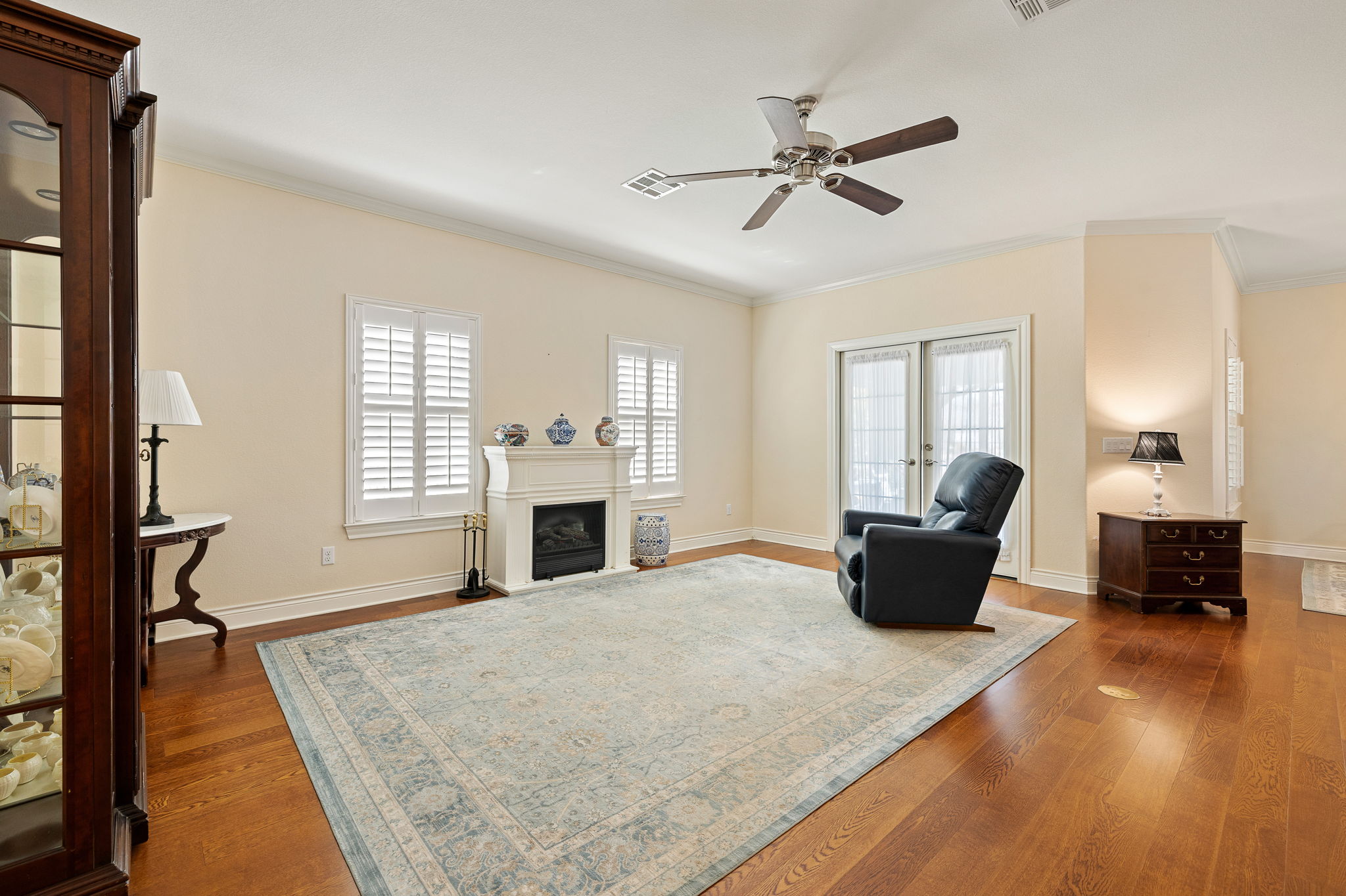 5201 Big Spring Street Georgetown, TX 78633 - Photo 7 of 26 a living room with furniture fireplace and a window