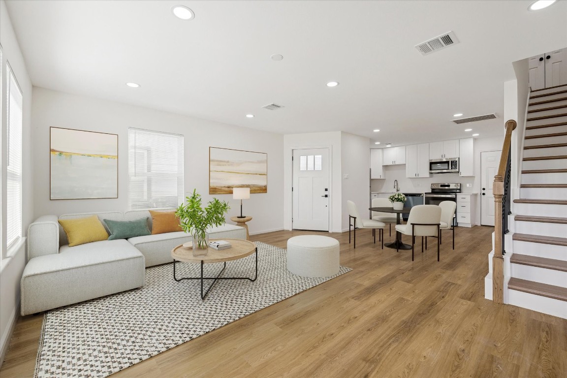 9913 Porto Rico Road, Unit B Houston, TX 77041 - Photo 12 of 34 1st Floor living, virtually staged.