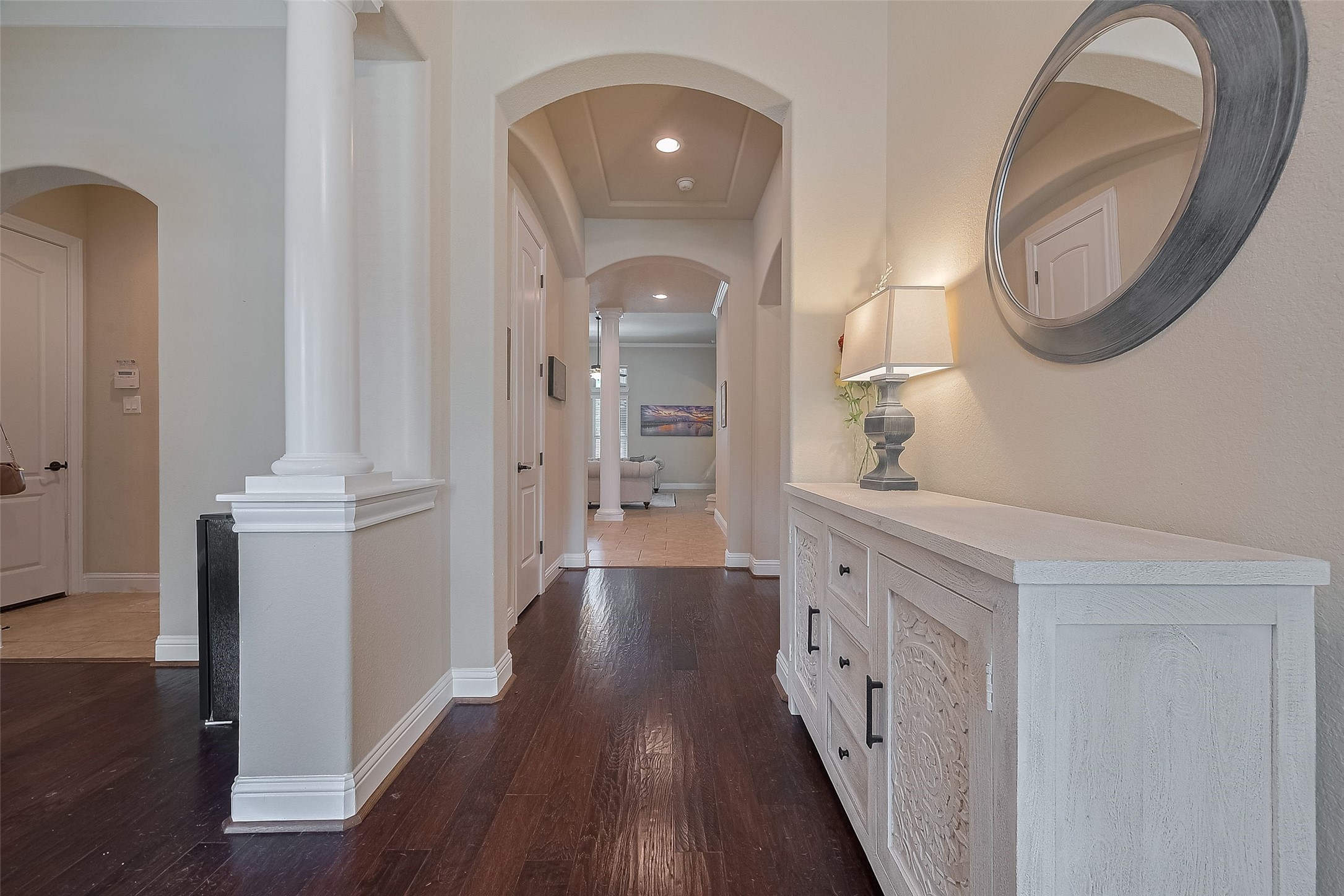 28210 Green Forest Bluff Trail Katy, TX 77494 - Photo 4 of 32 Enter to high ceilings throughout with tray ceilings, recessed lighting