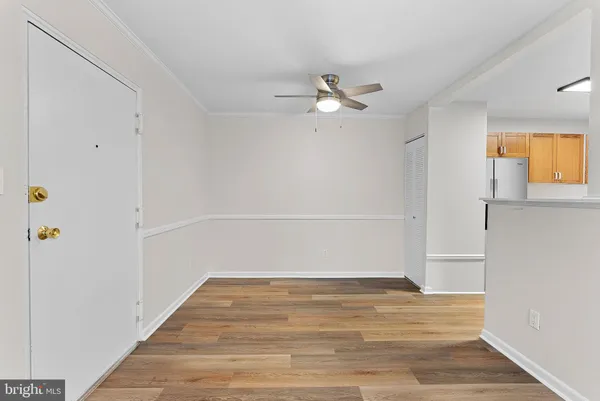 a view of an empty room