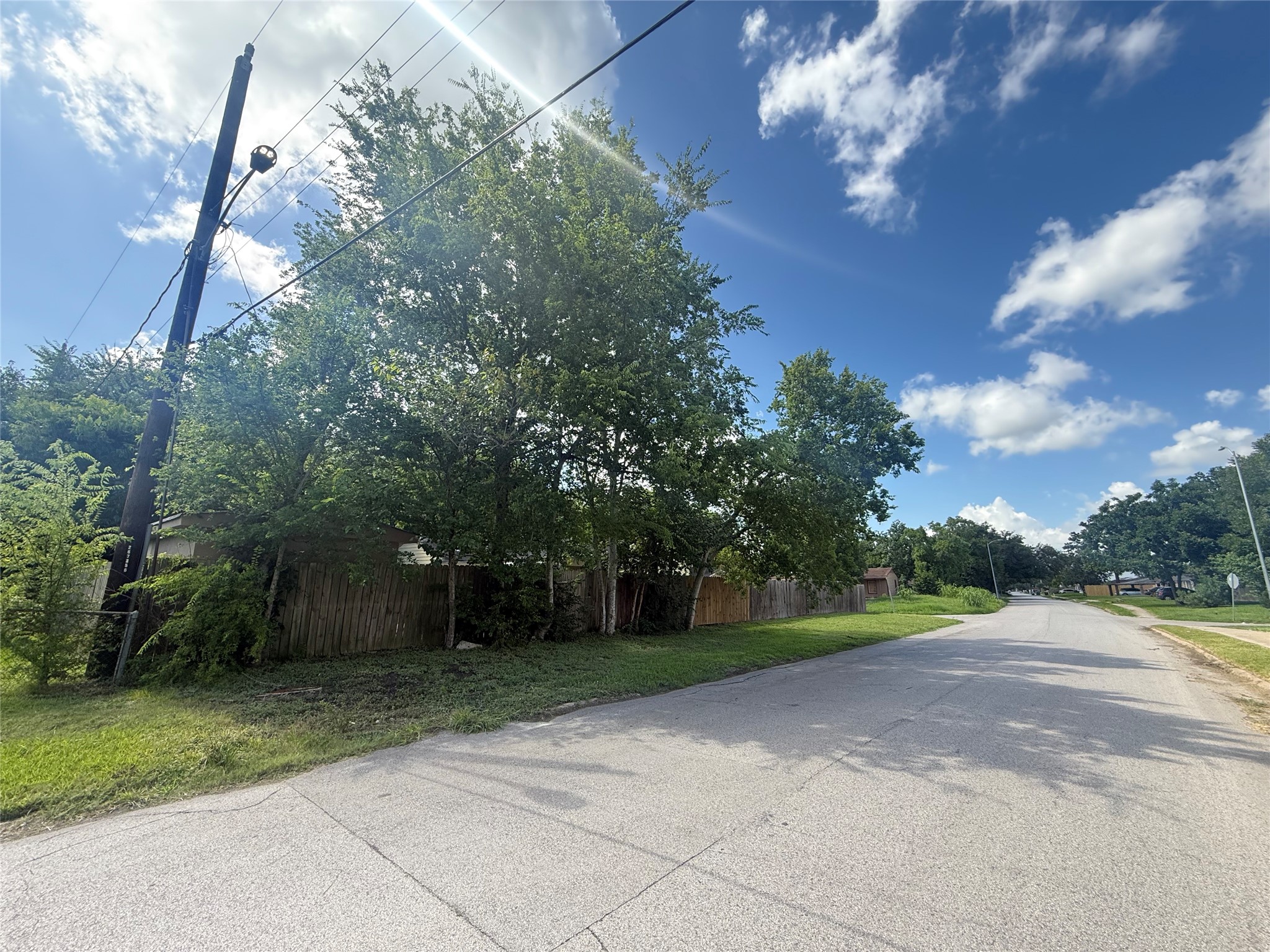 5103 Northridge Drive Houston, TX 77033 - Photo 35 of 39 a view of a yard with flower plants and tree in front of the house
