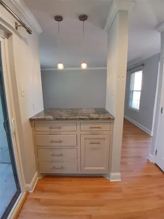 a view of a storage and utility room