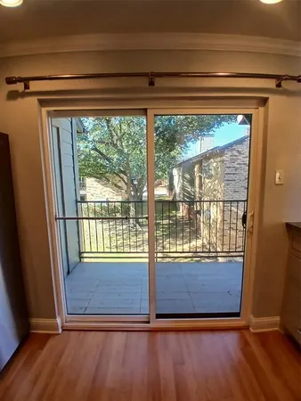 a view of front door