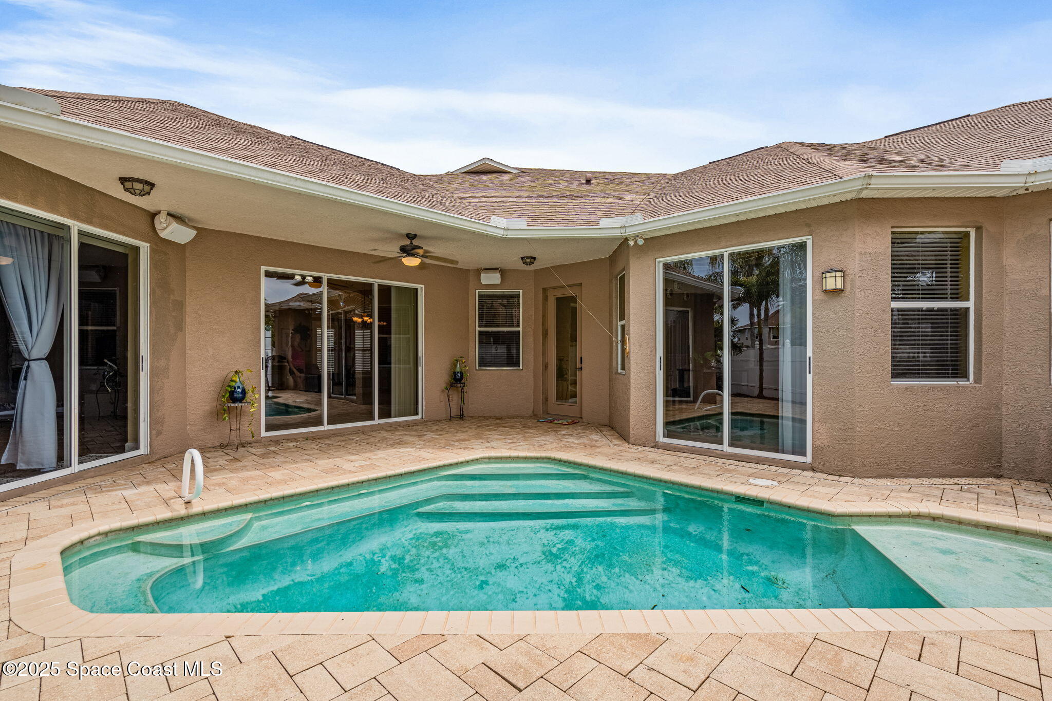 1835 Harbor Point Drive Merritt Island, FL 32952 - Photo 47 of 67 a house view with a garden space