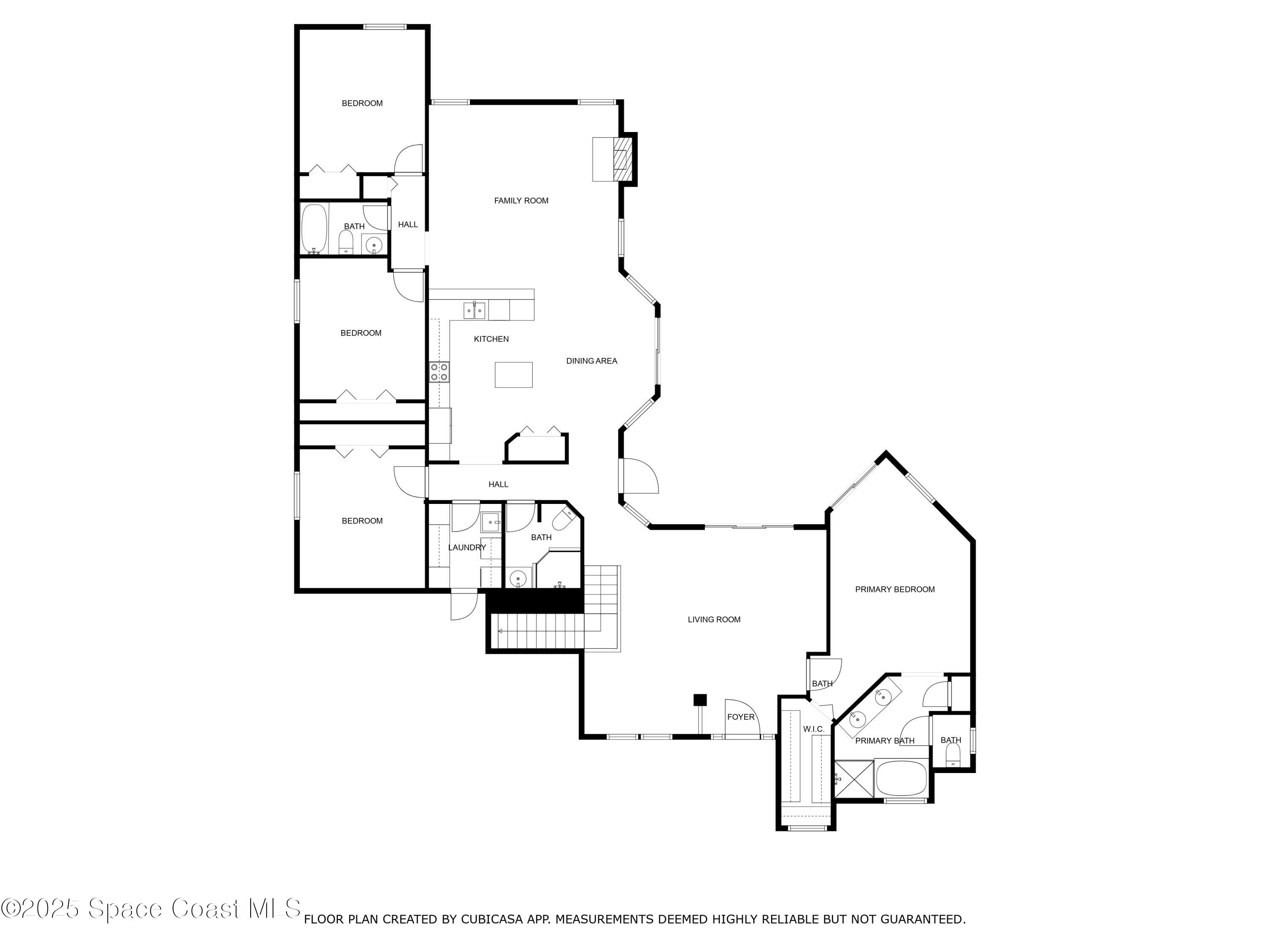 1835 Harbor Point Drive Merritt Island, FL 32952 - Photo 6 of 67 First Floor Layout