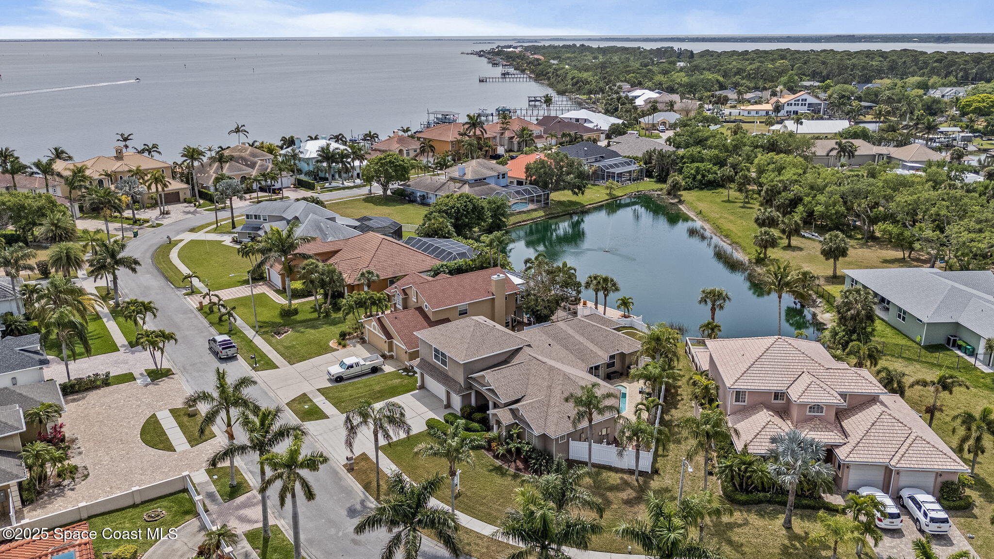 1835 Harbor Point Drive Merritt Island, FL 32952 - Photo 65 of 67 an aerial view of multiple house