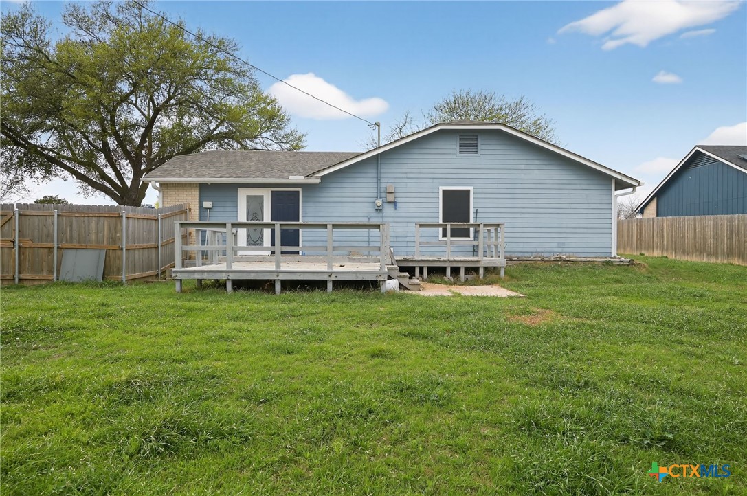 1719 Ridgeway Drive Temple, TX 76502 - Photo 28 of 28 Backyard with exit from flex room